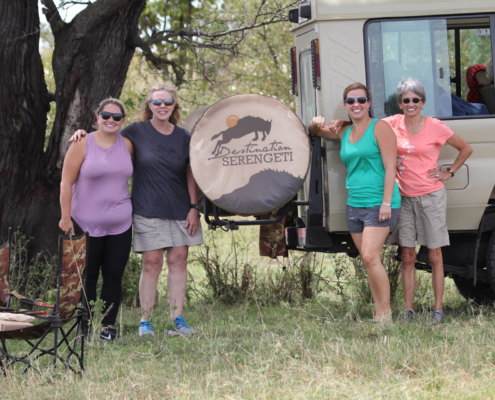 Group on safari with Destination Serengeti